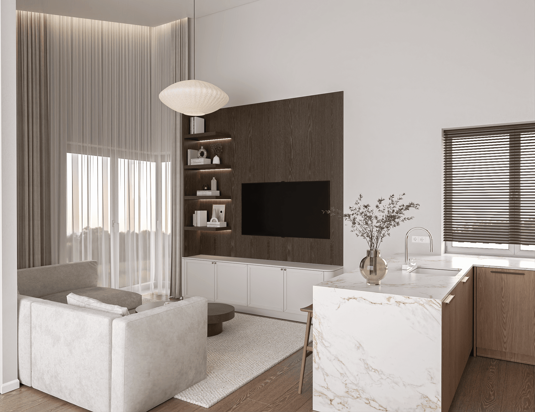 Birutės gatvės Žveryne buto renovacijos projektas 3