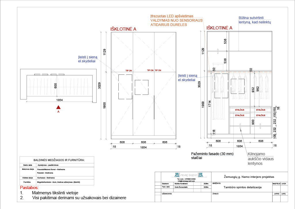 Korpusinių baldų projektavimas ir gamyba